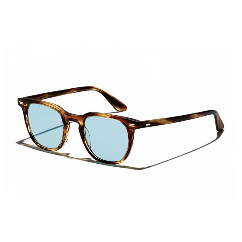 MOSCOT TATAH BAMBOO/DG37 BLUE LENSES 50