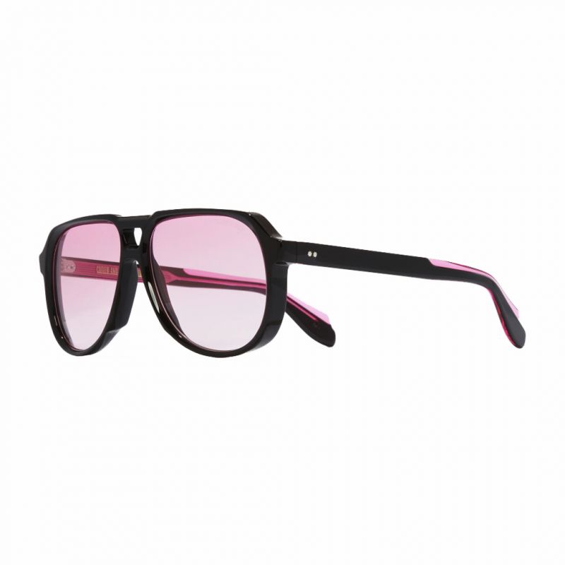 CUTLER AND GROSS 9782-01-60MM BLACK.ACETATESUNGLASSES