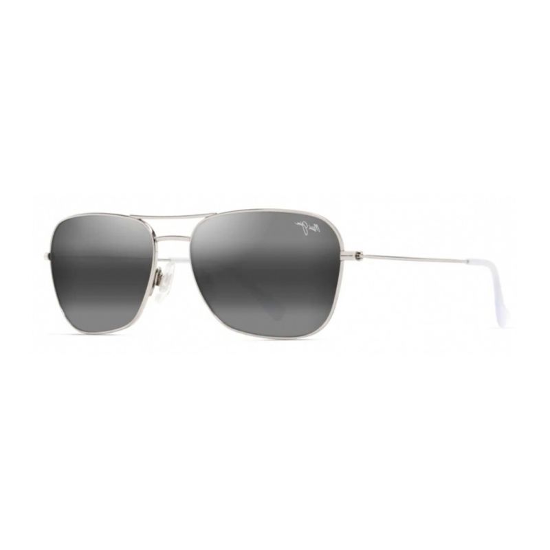 MAUI JIM 675-17A GREYNAAUAOSHINYSILVERW/CRYSTAL