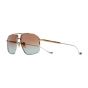 CUTLER AND GROSS CGST1424-03SILVER/GOLDTITANIUMSUNGLASSES 0.0