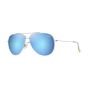 MAUI JIM B665-17B BLUEHAWAIIHAUOLISHINYSILVERW/BLUE