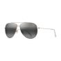 MAUI JIM 674-16A GREYHAUOLIXLSHINYLTGOLDW/CRYSTAL